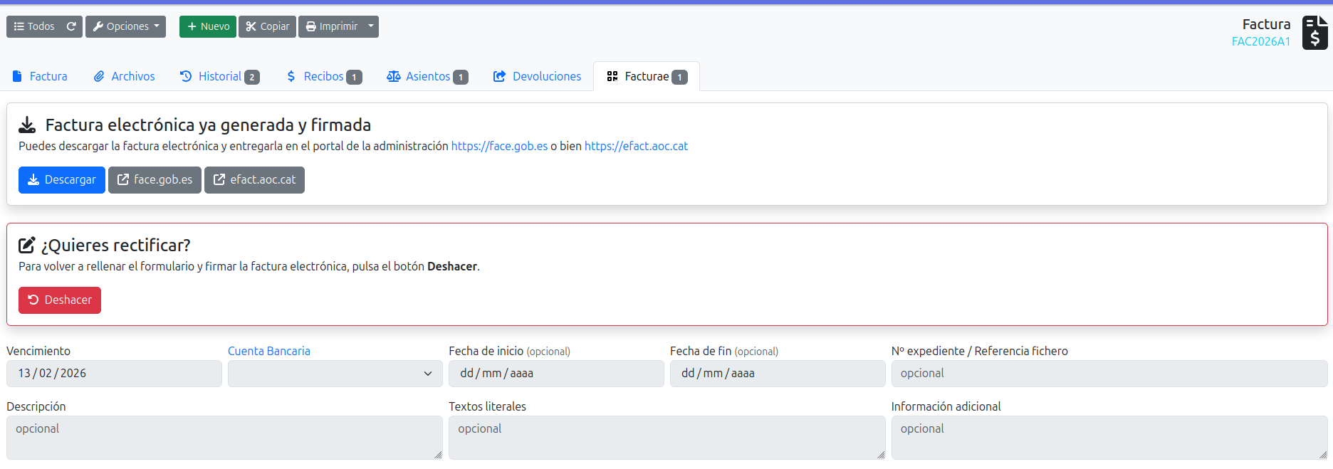 descargar factura firmada