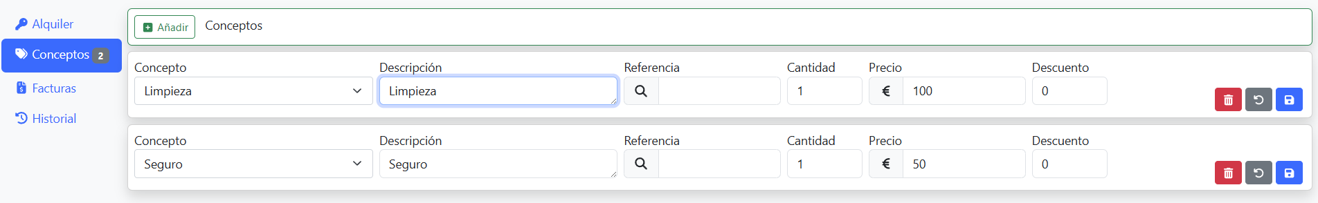 pestaña conceptos