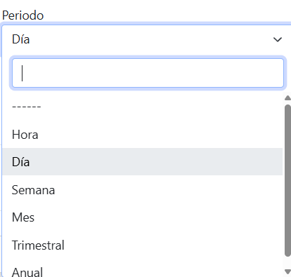 Selector periodos