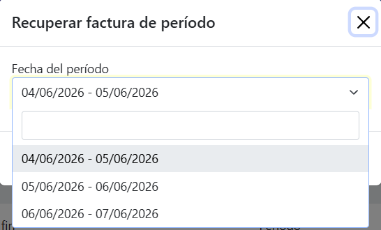 Modal Periodos