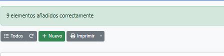 resultados contactos importados