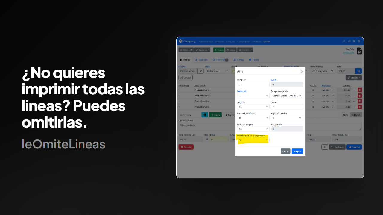 IeOmitelineas