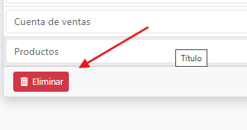 Botón eliminar