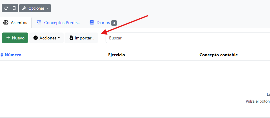 copiar asientos de sage a FacturaScripts
