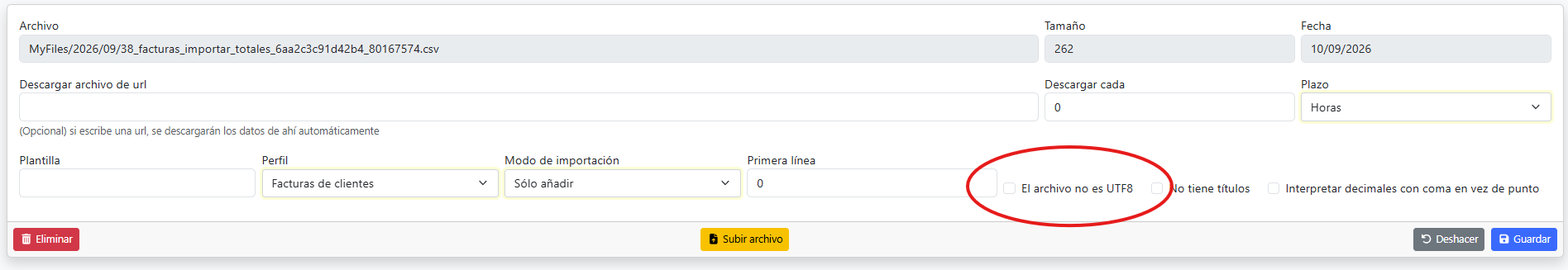 caracteres extraños utf-8