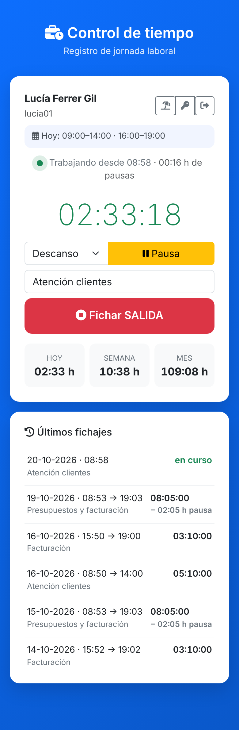 ControlTiempo