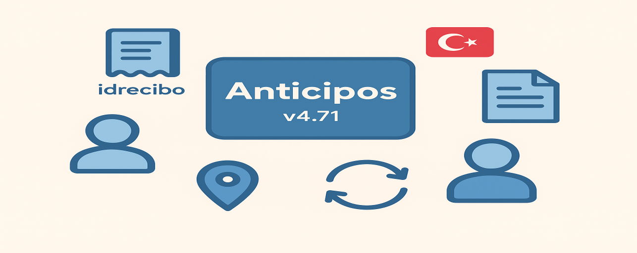 Lanzada la versión 4.71 del Plugin Anticipos