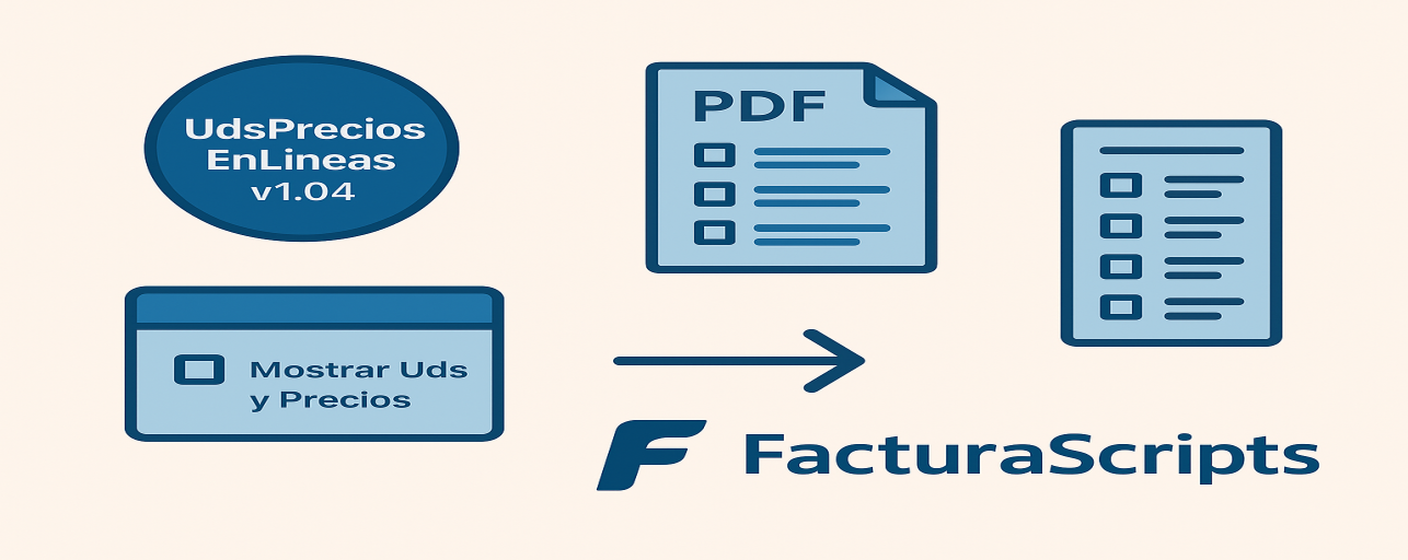 Lista de cambios del plugin UdsPreciosEnLineas v1.04