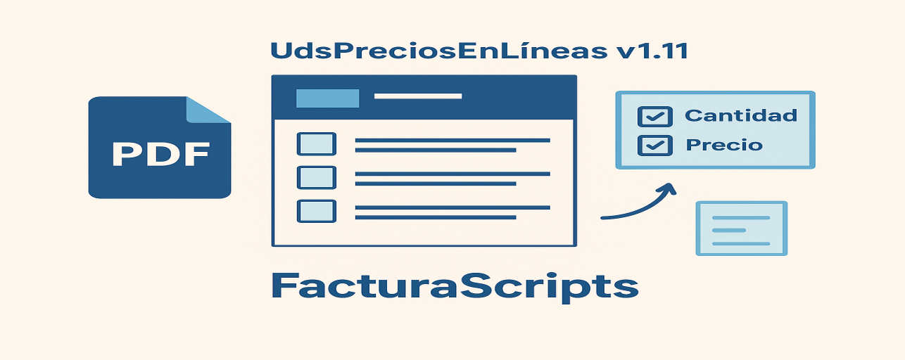 Versión 1.11 del Plugin UdsPreciosEnLineas ya disponible