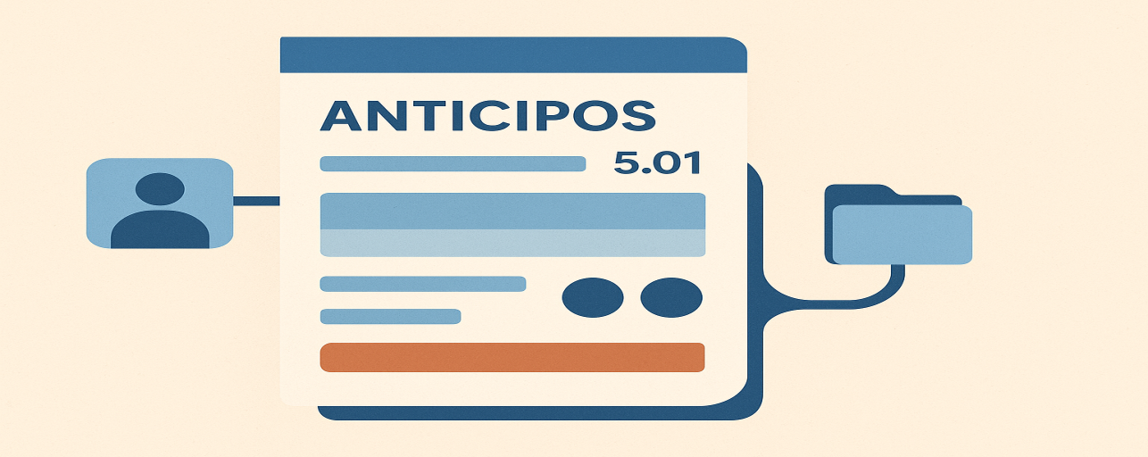 Anticipos 5.01: actualización disponible