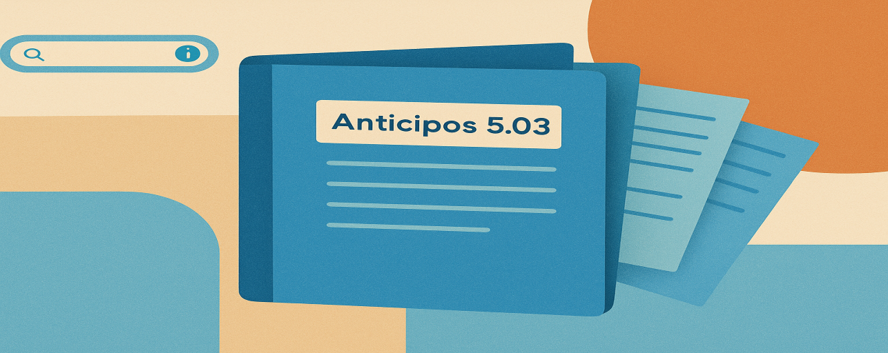 Cambios principales de Anticipos 5.03